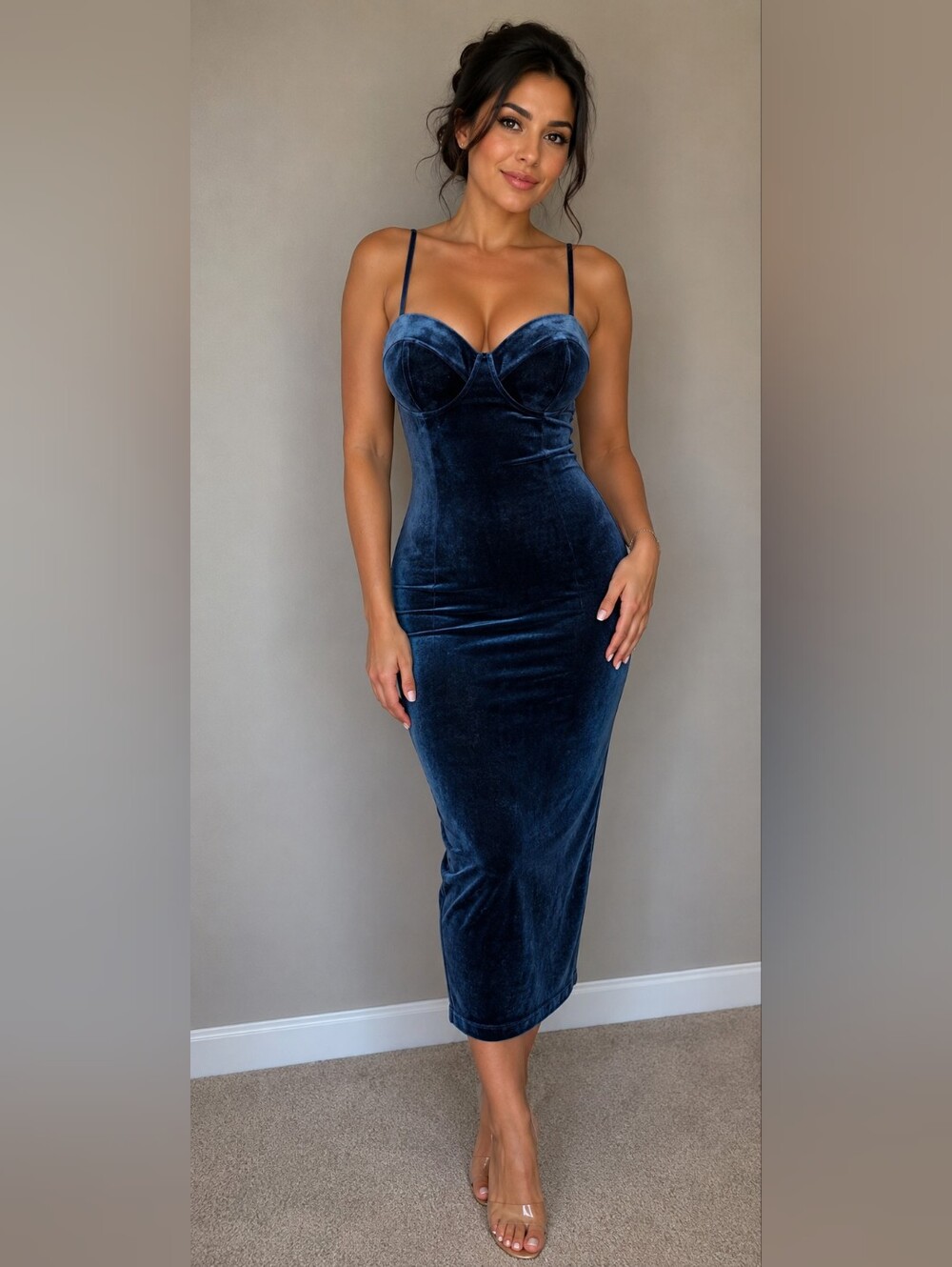 Fashion Nova Velvet Dress